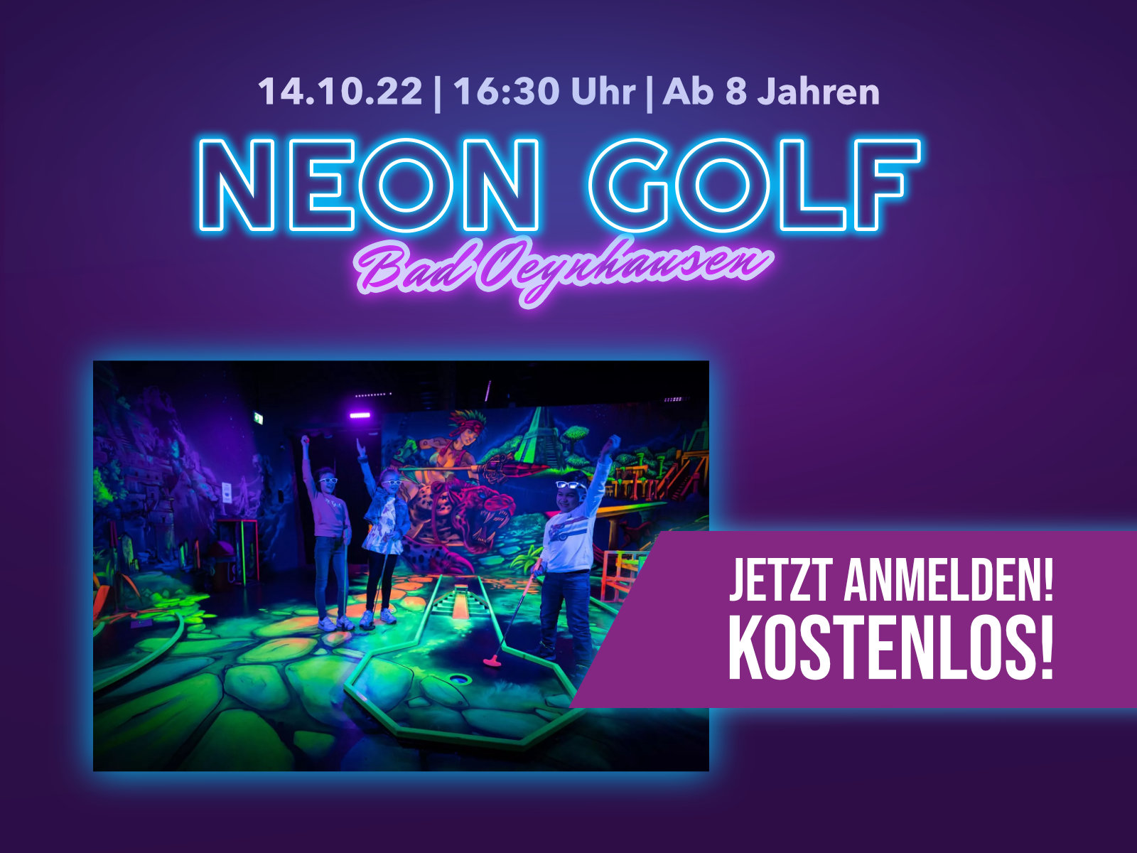 NeonGolf Flyer